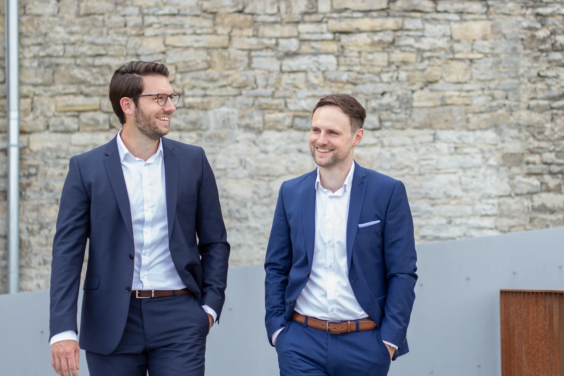 Dr. Moritz Menzel und Dr. Dominik Tschinkl im gemeinsamen Gespräch